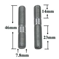 R2458 Шпилька М8х30 вып. коллект. 01-07 КПП 08-10