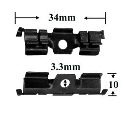 M2219 Зажим металлический для Audi, Seat, Skoda, Volkswagen