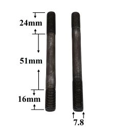 R2487 Шпилька М8х75х1 термостата дв.402