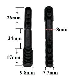 R2498 Шпилька М8/М10х50х1,25 ремонтная карбюратора 2101