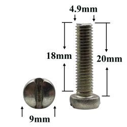 R1546 Винт М5х20 со шлицем