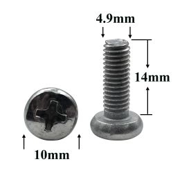 R1538 Винт М5х14 крышки карбюратора (цилиндр. крест)