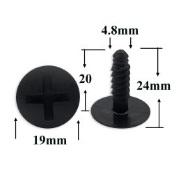 Клипса - заглушка защиты картера, крепления решетки радиатора для VAG