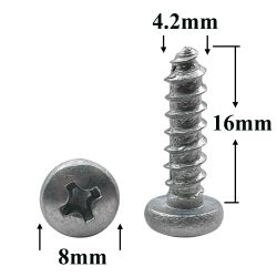 R2104 Саморез 4,3х15,9 с цилиндрической головкой