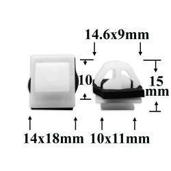 1687 Автокрепеж для Hyundai, Kia