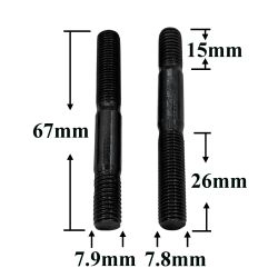 R2474 Шпилька М8х50х1 карбюратора "ВОЛГА"