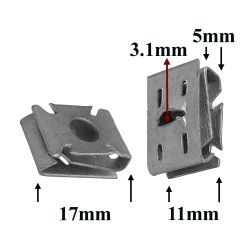 M2203 Зажим металлический для Audi, Seat, Skoda, Volkswagen