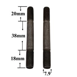 R2479 Шпилька М8х58х1,25 выпуск.коллектора дв.406